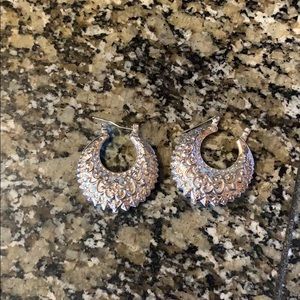 Silver dangly earrings